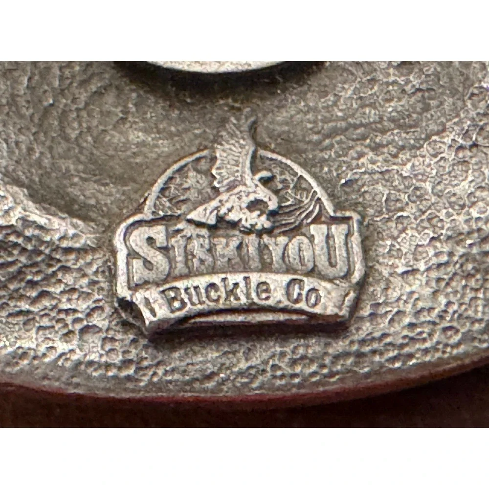 Vintage‎ 1988 Siskiyou Belt Buckle American Trucker 20th Century Cowboy